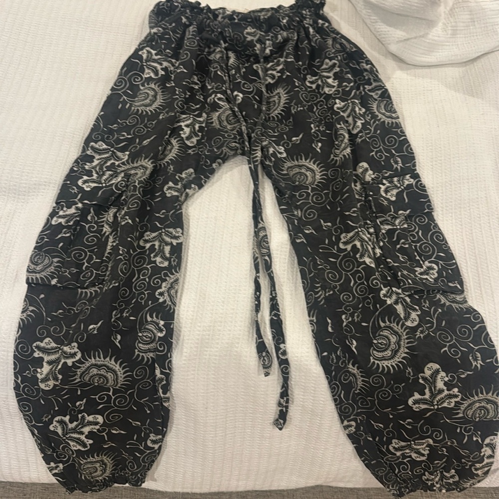 Ulla johnson gauze harem pants